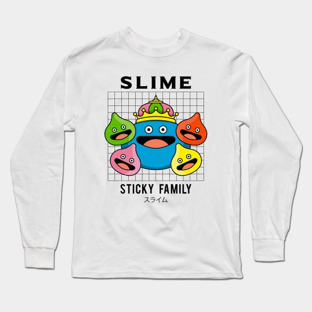 Slime Family Long Sleeve T-Shirt by logozaste